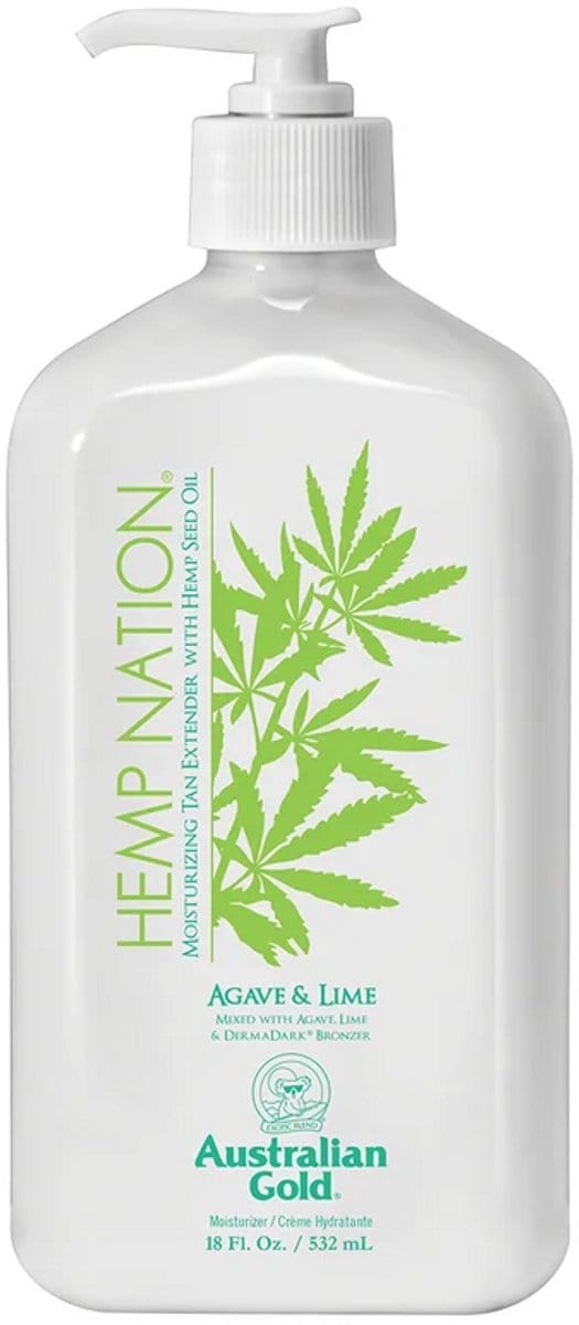 Australian Gold - Hemp Nation - Agave and Lime - 535 ml - Aftersun