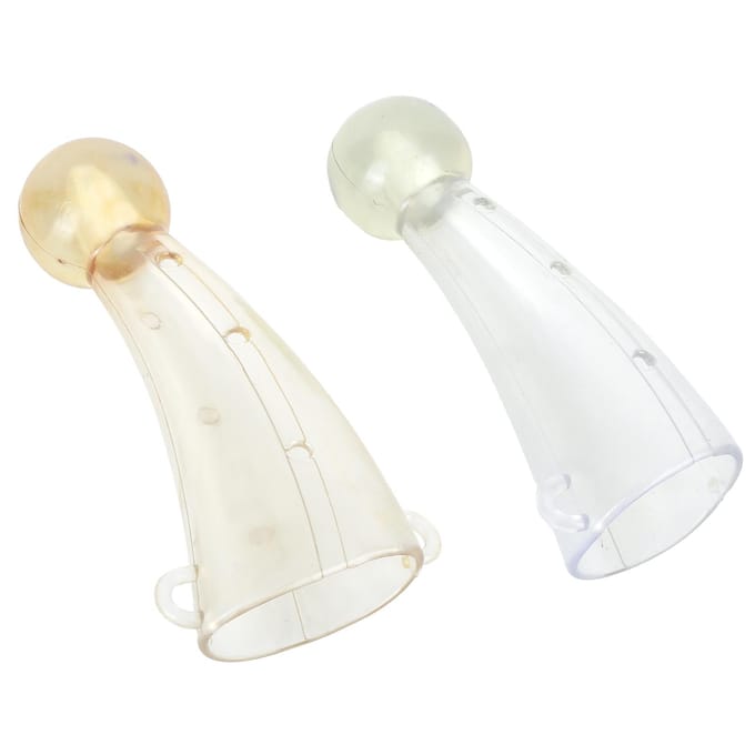 Siliconen Anti Vechthoorn Beschermhoes Beschermer Hoes voor Kalf Rund Stier Koe Boerderij Accessoire white