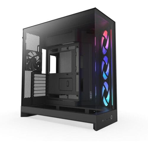 Nzxt H9 Flow Rgb 2025 Pc-Behuizing Mid Tower Voor Pc Met Gehard Glas