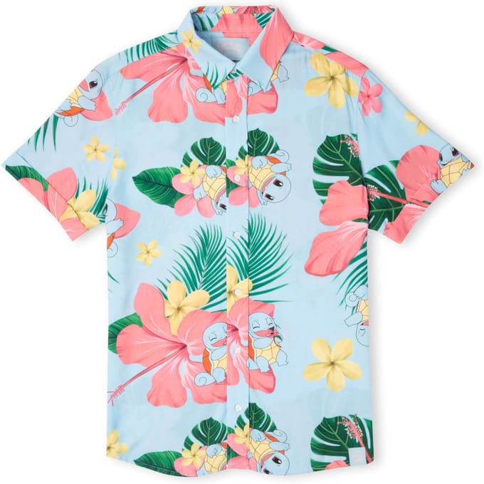 Pokémon Squirtle Print Shirt - Blue - M