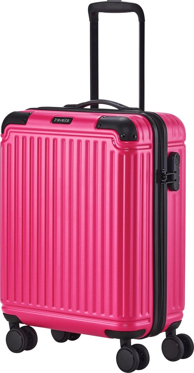 travelite Cruise 4W Trolley Pink Roze 55cm