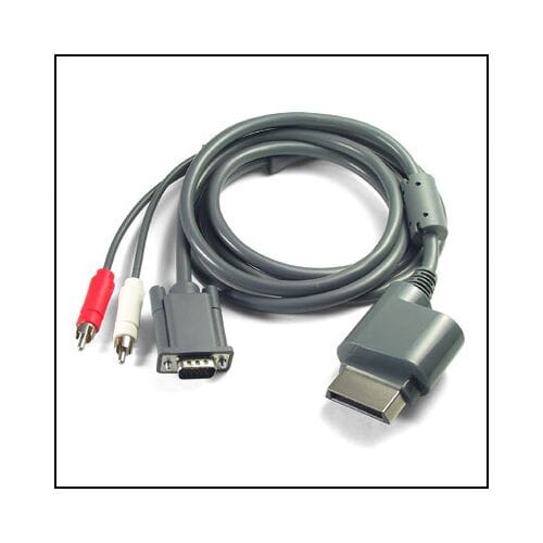 Microsoft Xbox 360 VGA HD AV Kabel-Standaard (Xbox 360) Gebruikt