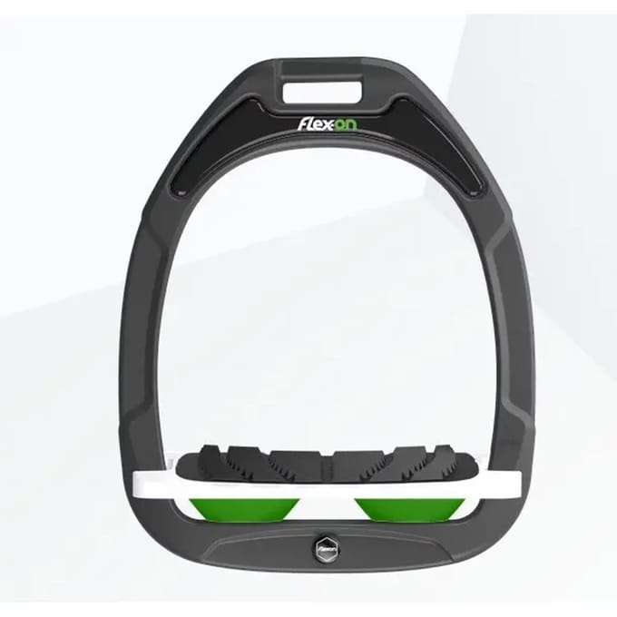 Incliné Grip Steunen Antraciet/Wit/Groen Flex-On Green Composite