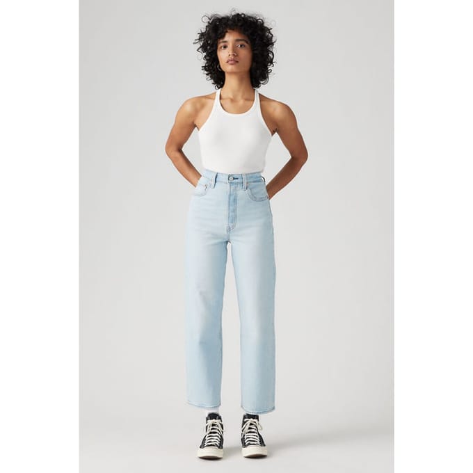 Levi's Ribcage Straight Ankle Jeans Größe: W25L29 | Straight Jeans Outlet | Damen
