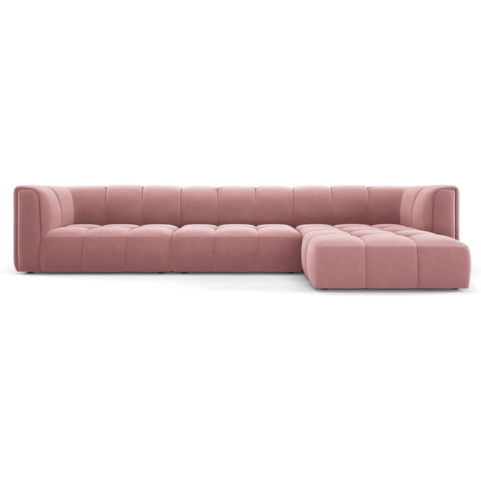 Hoekbank Francesca velvet rechts 5-zits | Milo Casa