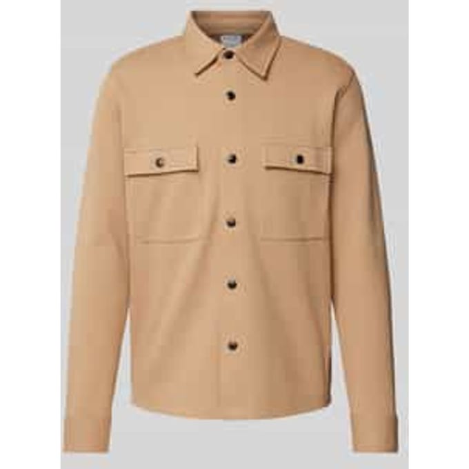 Overhemdjack met borstzakken model 'JACKIE'