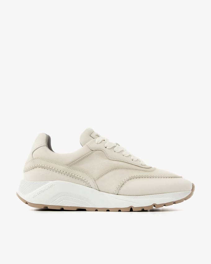 VIA VAI Owen Jimmy Sneakers Heren - Leer - Off-white