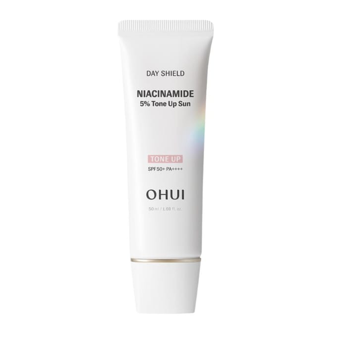 OHUI Day Shield Niacinamide 5% Tone-Up Sun SPF50+ PA++++ 50ml white