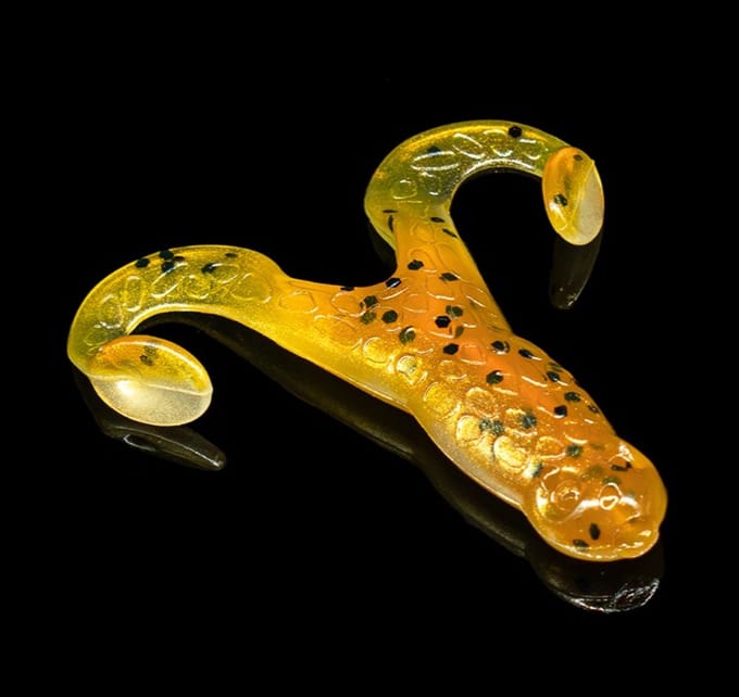 Relax Lures Turbo Frog 1 Dark Yellow Black Glitter (4.5cm)