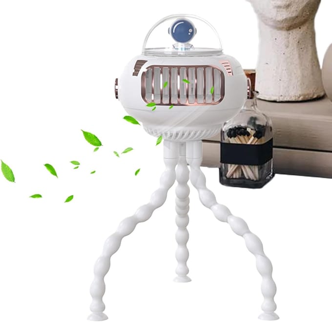 Kinderwagen Ventilator - Baby Koeler Octopus - Baby Koel Houden - Schattig Octopus Ontwerp