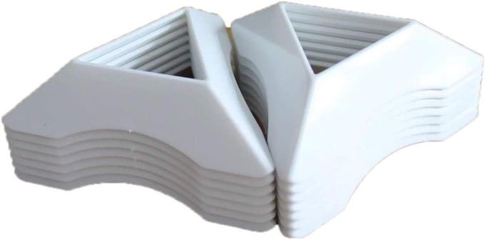 Puzzel Kubus Stands - Display Houders - Kubussen Tonen - Set van 14 - 76 cm - Wit