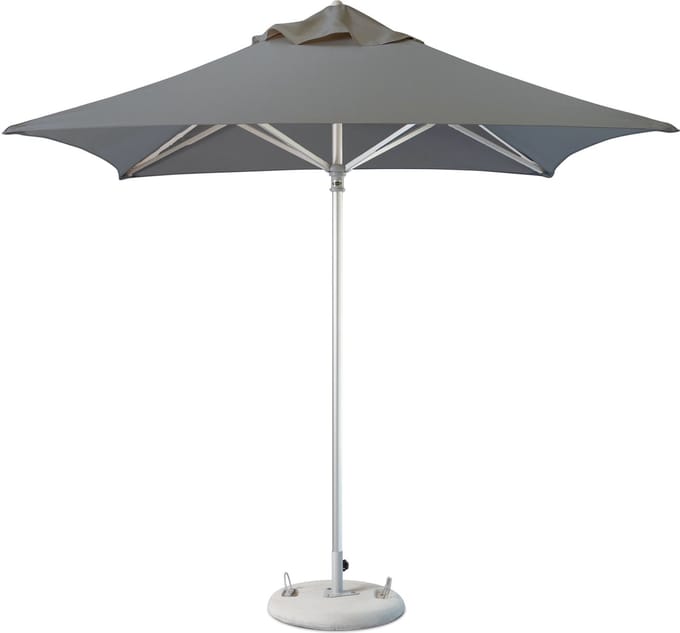 Cape Umbrellas Semi-Automatische Parasol 250x250cm Antraciet