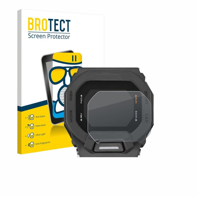 BROTECT - Screenprotector voor Casio G-Shock GBD-200 - Folie Beschermfolie Beschermglas matte