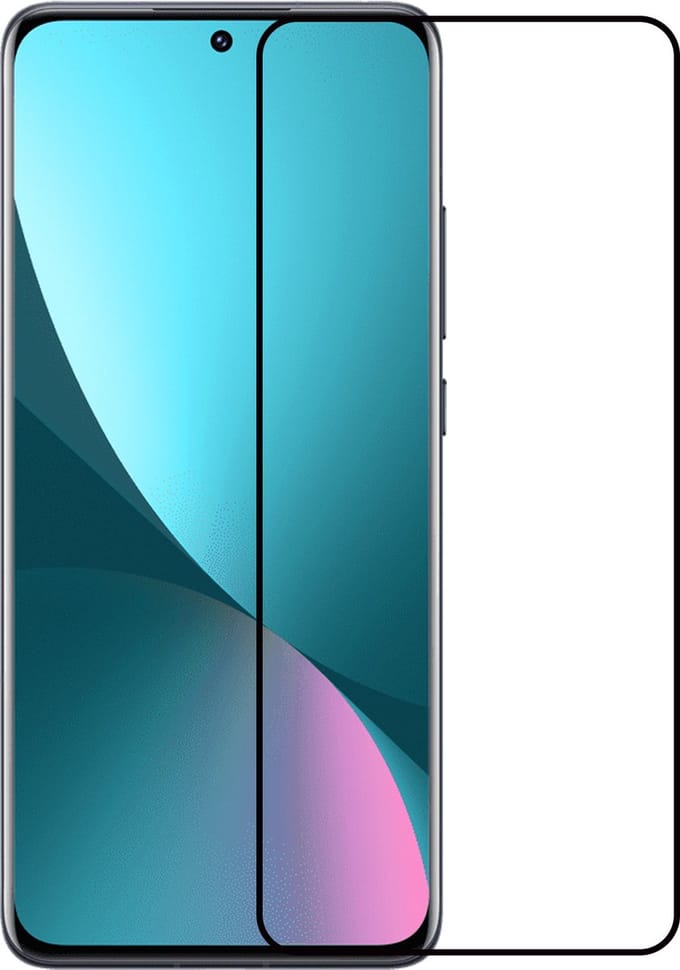Screenprotector - Geschikt voor Xiaomi 12X - Full Cover - Beschermglas - Gehard Glas - Tempered Glass - Screen Protector