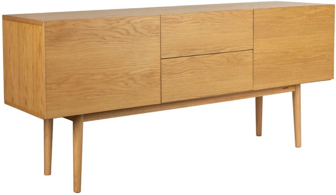 Zuiver High On Wood Dressoir Eiken 2 lades, 2 deuren - Beige