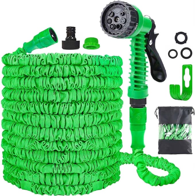 Tuinslang 30 Meter – Tuinsproeier – Watersproeier - slangadapter