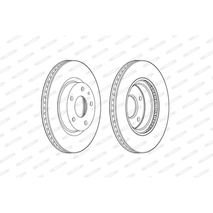 Remschijf FERODO DDF2465C