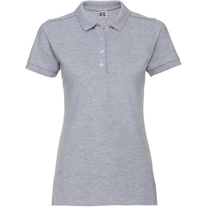 Damespolo Russell Athletic Fitted Stretch