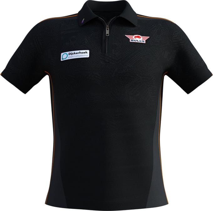 Bull's - Dirk van Duijvenbode Matchshirt 2025 - Zwart - Maat M