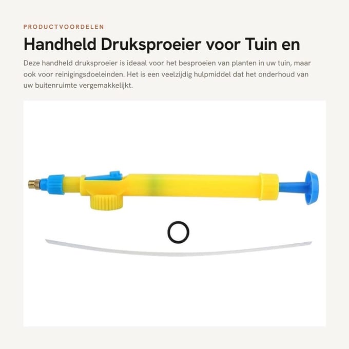 Dailygoods - Handheld Druksproeier voor Tuin en Reiniging