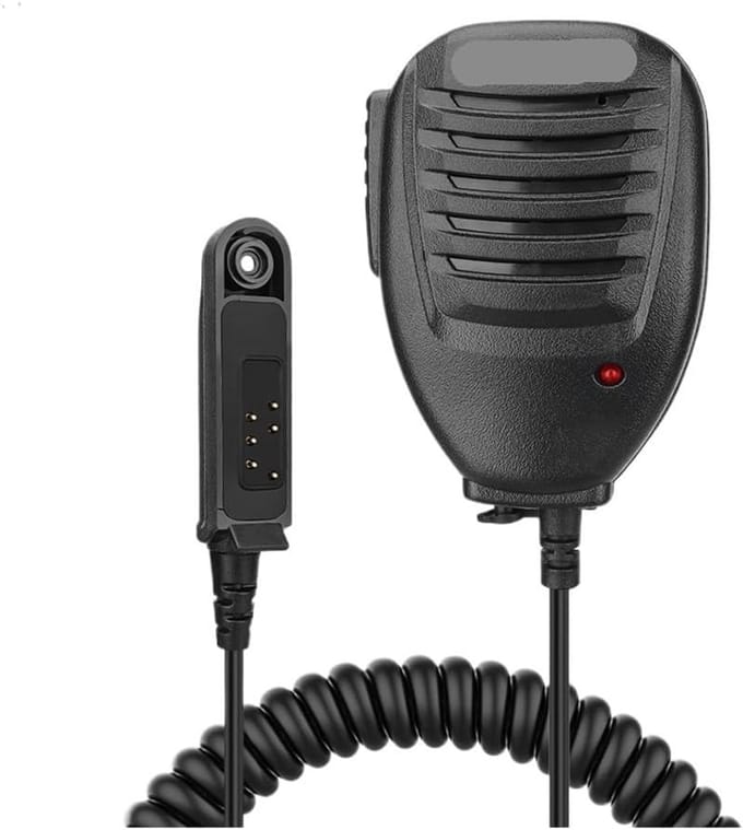 Schouderluidspreker Microfoon - Portofoon Accessoire - Waterdichte Communicatie - Universele Compatibiliteit - 60cm tot 210cm