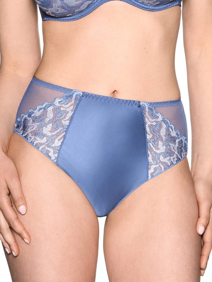 Louisa Bracq Electric Waves Tailleslip Blue Jeans Blauw 46