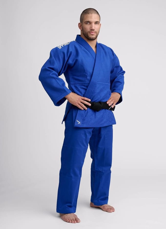 Ippon Gear Fighter 2 Blauwe jas slimfit (Maat: 190)