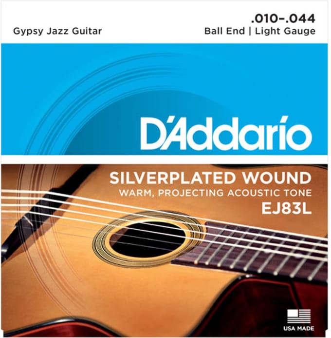 D'Addario EJ83L Gypsy Jazz Gitaarsnaren Light (10-44)