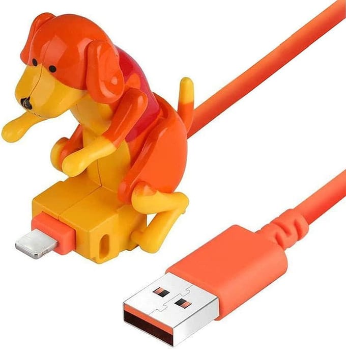 Grappige bultende hond datakabel - buldog snelladerkabel voor smartphone oplaadkabel USB-Kabel .