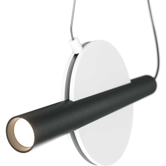 Maytoni Enigma LED hanglamp, verstelbaar, wit