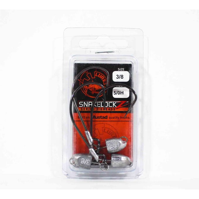 Tackle Tactics TT SnakelockZ jigkop 3/8 oz 5/0 XH 3/pak (6696)