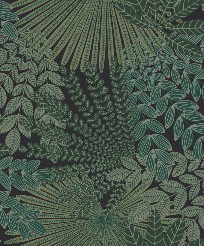 Boråstapeter Vliesbehang 2263 - Treasured - Botanisch Groen - 53cm x 10.05m