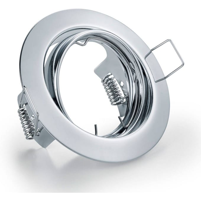 Trio Lighting Ronde inbouwlamp Jura in chroom