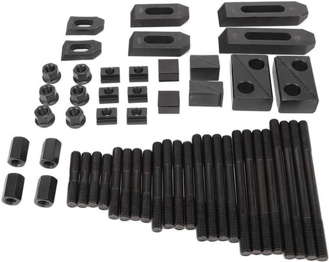 Stud Clamp Kit - Goede Klemkracht - T-Slot Klem Kit voor Parallel Vastklemmen - Real - HTML Content .