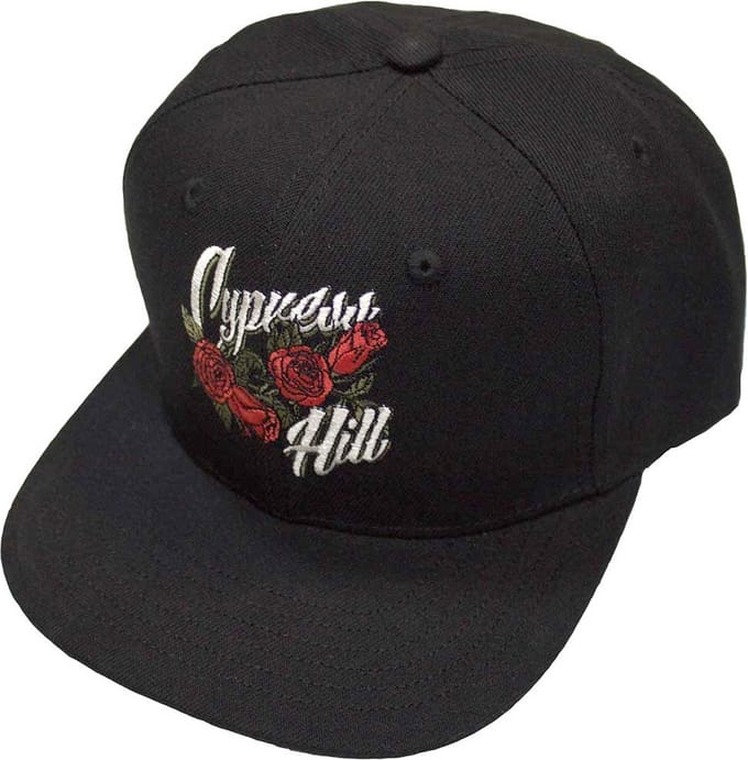 Cypress Hill - Roses Logo Snapback Pet - Zwart