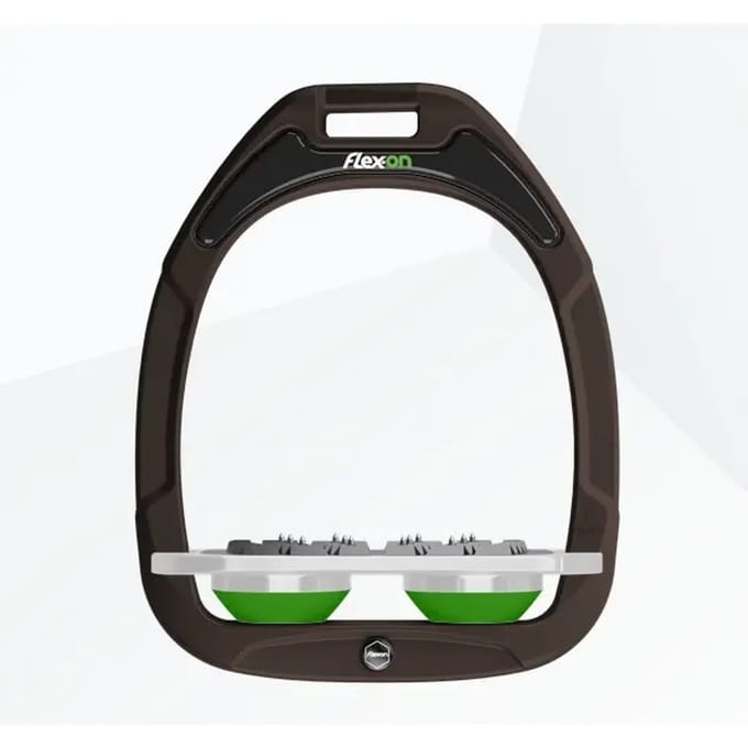 Platte Laarzen Ultra Grip Bruin/grijs/groen Flex-On Green Composite