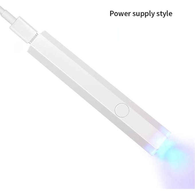 Mini LED-nagellamp Professionele nageldroger UV-lamp Nail Art Machine Draagbare vingernagels Gellak Snel uithardende nageldroger Machine Direct plug wit