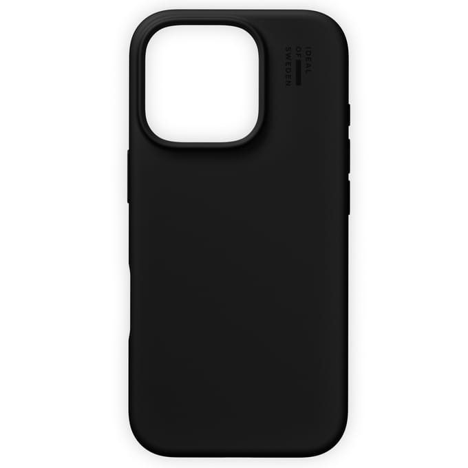 iDeal of Sweden Silicone Case geschikt voor Apple iPhone 16 Pro - Zwart