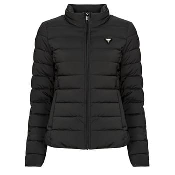 Gewatteerd jack met opstaande kraag en labeldetail