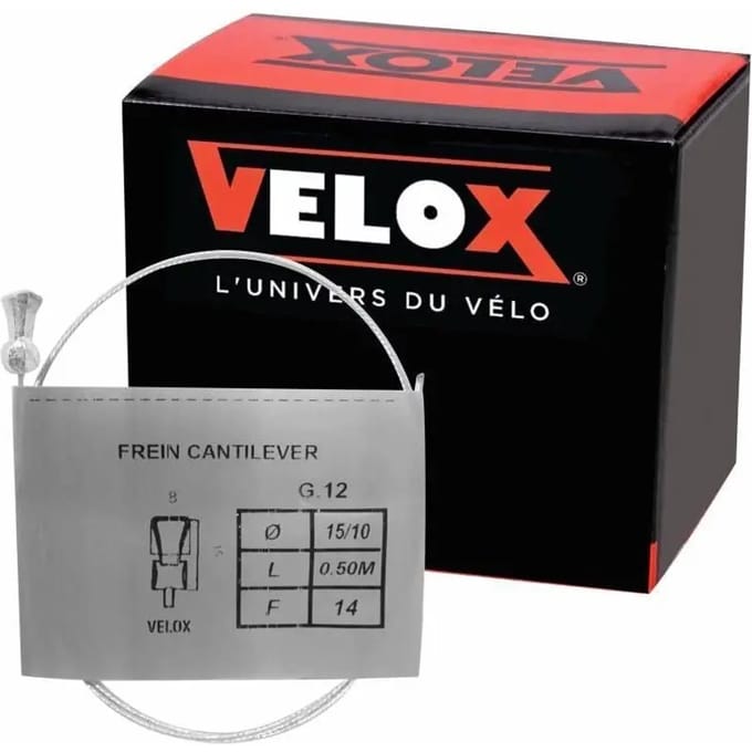Doos van 25 remkabels Velox Cantilever Galva 15-10