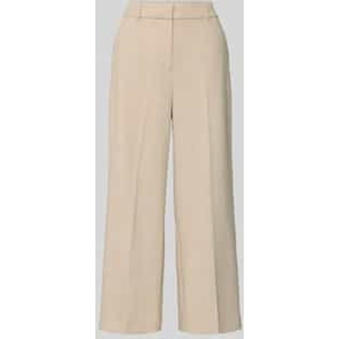 comma - female - Gestructureerde broek met steekzakken