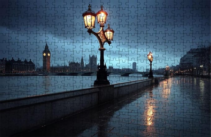 Puzzel 4000 stukjes - Volwassen puzzel - Ontspanning thuis - Grote afmeting - 90 x 140 cm - Lantaarns