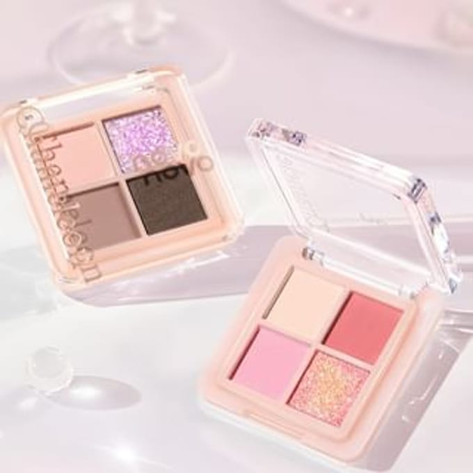 NOVO - Illuminating Chameleon Eyeshadow Palette - 4 Types 02# Non-Palpitations - 3.2g