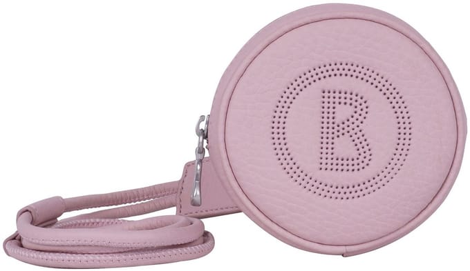 Bogner Leren Portemonnee Schoudertas Sulden Airin Neckpouch Rose Roze
