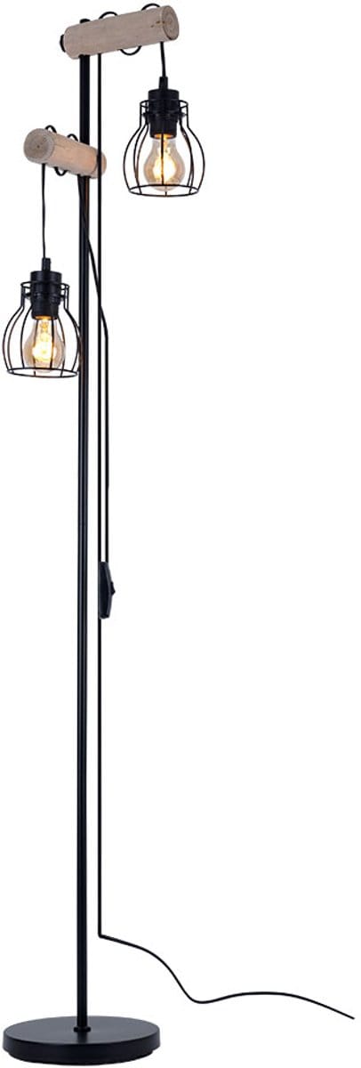 Vloerlamp RIHA Metaal 155.0cm matt zwart G9 6-Lichts