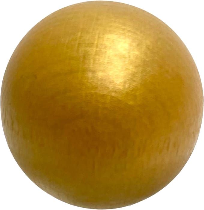 Boulemaus - Jeu de Boules - 6 Buts - kleur goud - 30mm