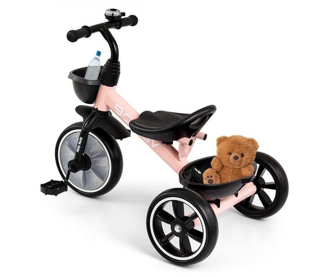 Milly Mally Bobby Driewieler Roze - Veilig en comfortabel