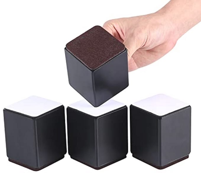Meubelverhogers 76mm - 4-Pack Bedverhogers voor Sofa, Tafel & Stoel