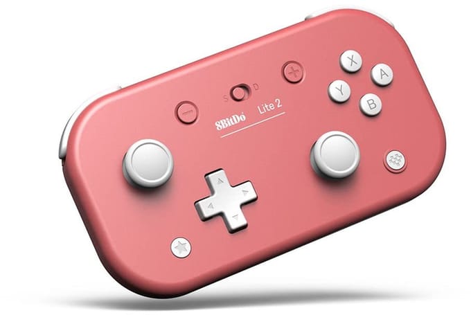 8BitDo Lite 2 - 18 Hours Playtime - Switch - iOS - Android - Pink - Wireless Controller