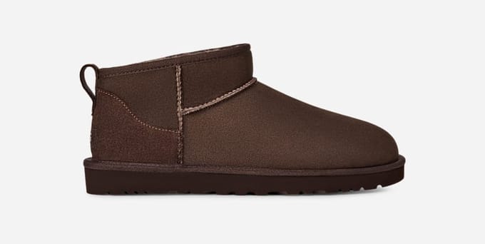UGG® Classic Ultra Mini voor heren  in Dusted Cocoa, Maat 40, Shearling
